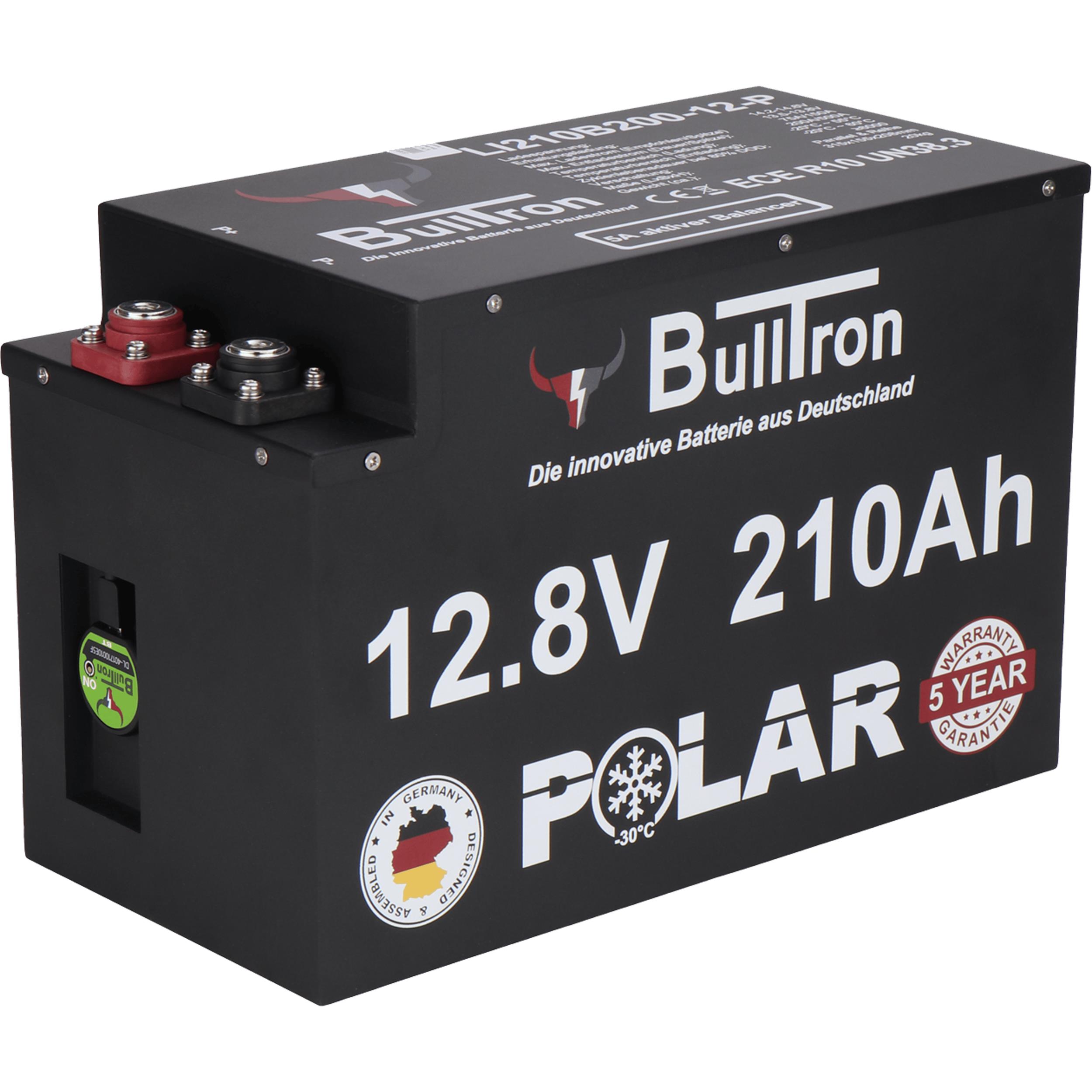 BullTron Polar  210Ah inkl. Smart BMS mit 200A Dauerstrom & Bluetooth App mit MwSt.