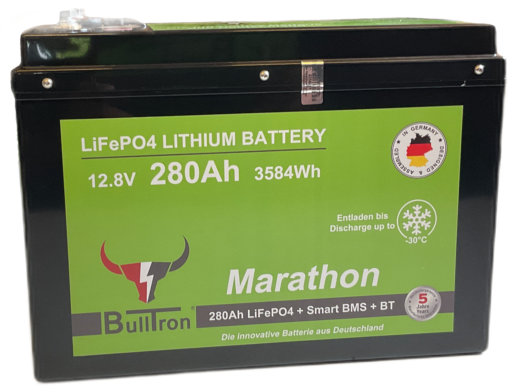 BullTron Marathon  Polar  280Ah inkl. Smart BMS mit 200A Dauerstrom & Bluetooth App ohne MwSt.