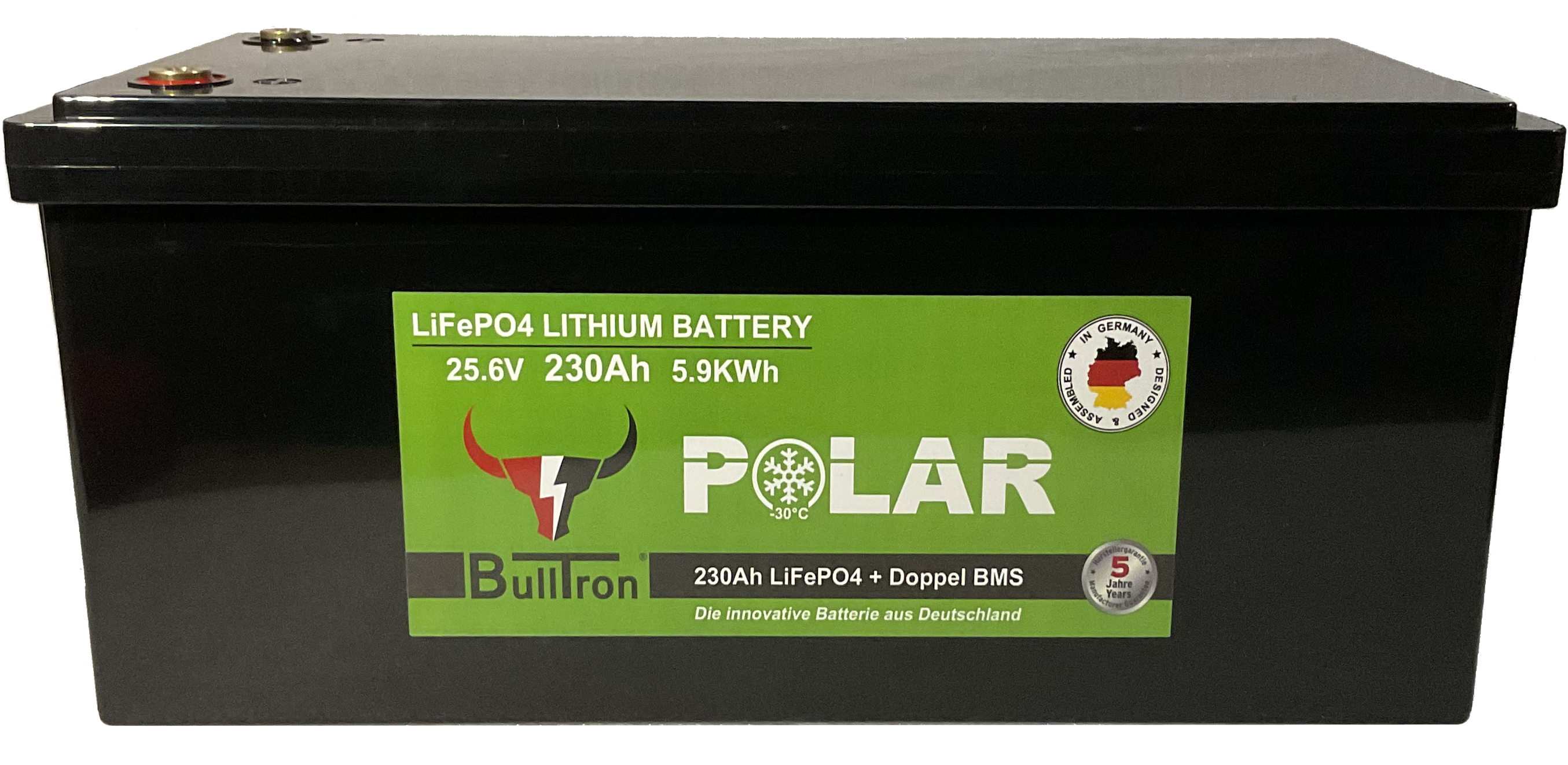 BullTron Polar  230Ah inkl. Smart BMS mit 250A Dauerstrom & Bluetooth App