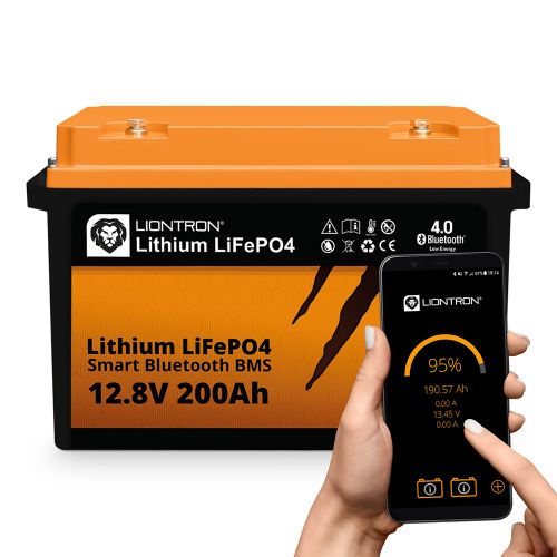 LIONTRON LiFePO4 12,8V 200Ah LXArctic smart BMS w. Bluetooth w. Marine IP67 mit MwSt.