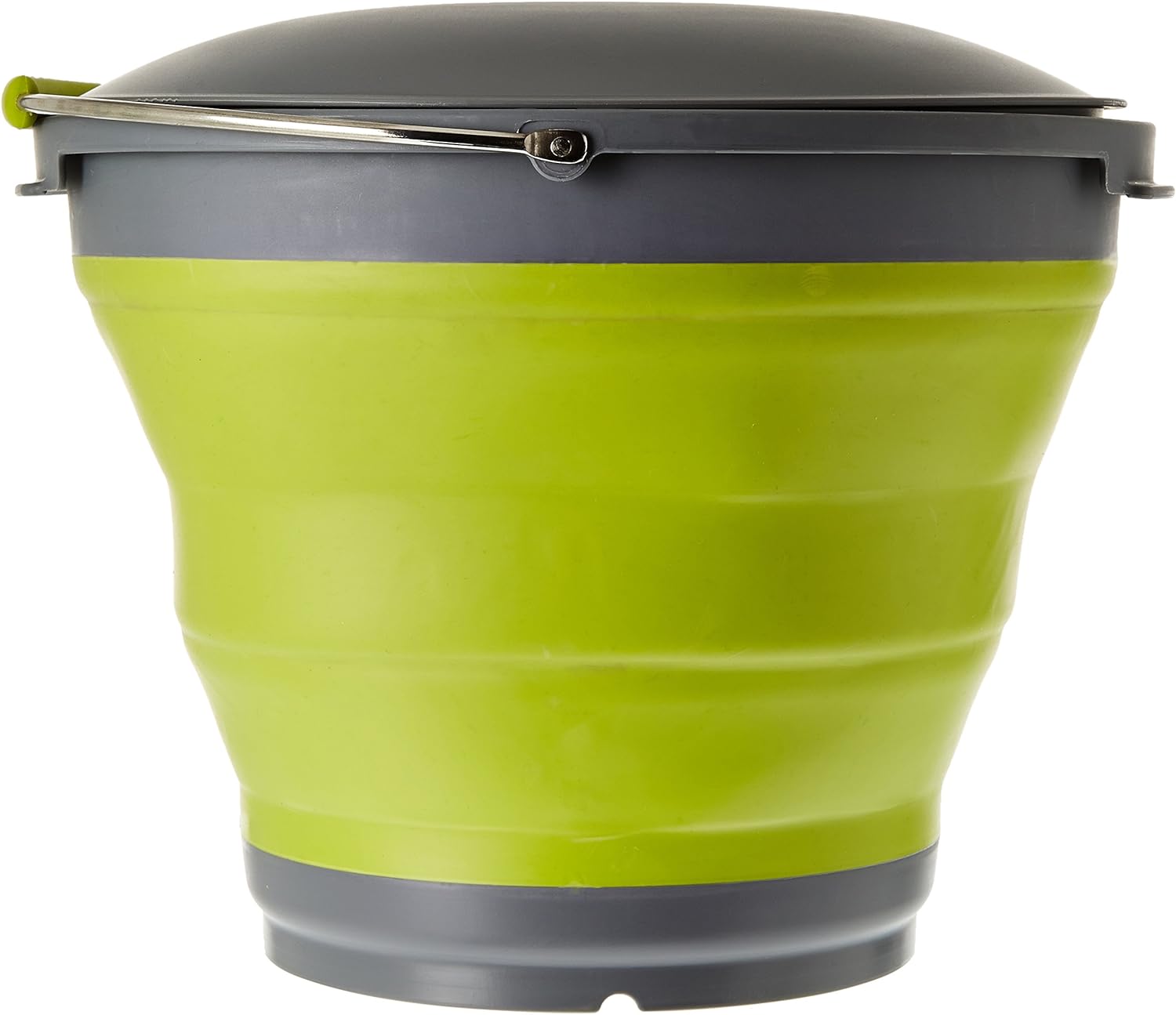 Outwell Collaps Bucket w/lid Green