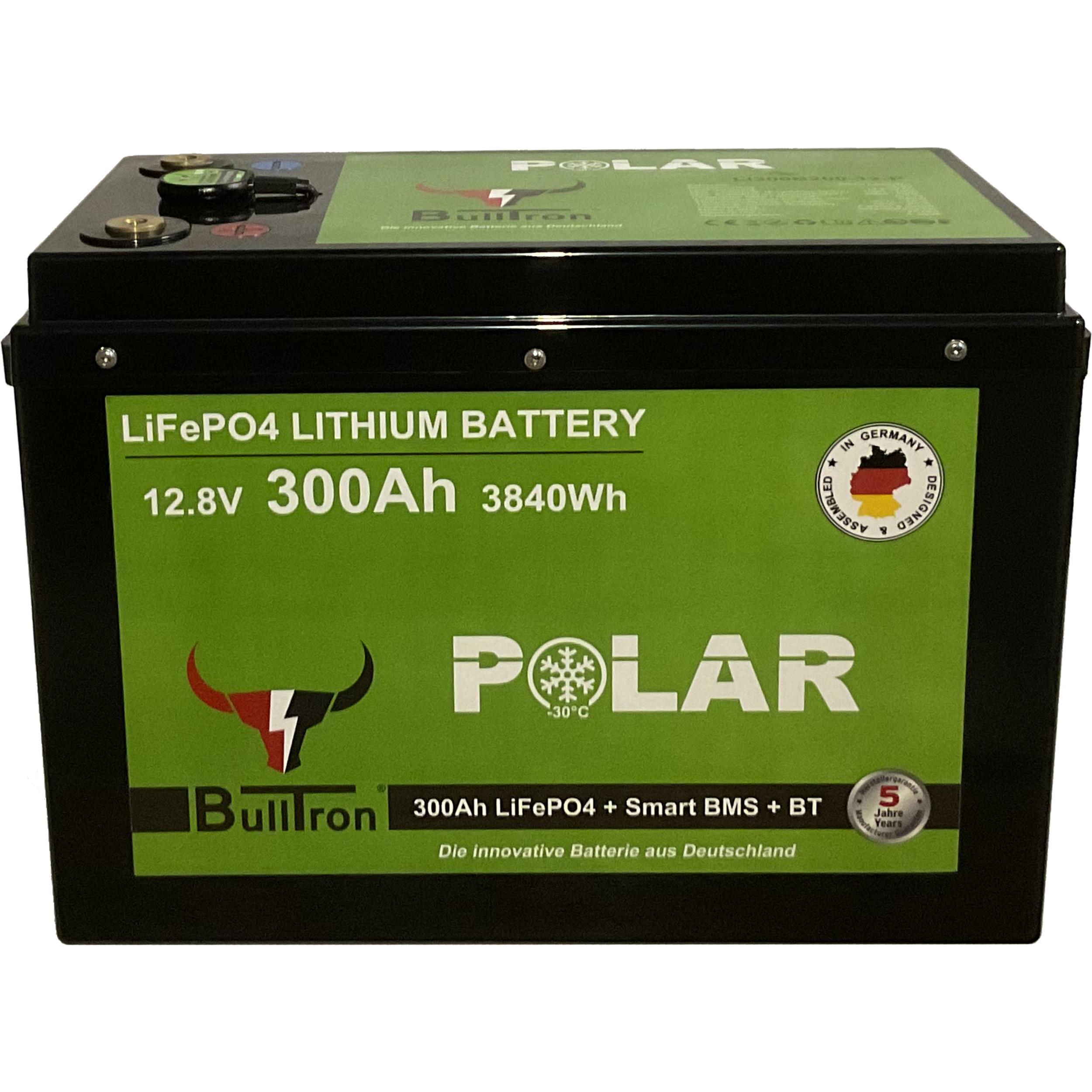 BullTron Polar  300Ah inkl. Smart BMS mit 200A Dauerstrom & Bluetooth App ohne MwSt.