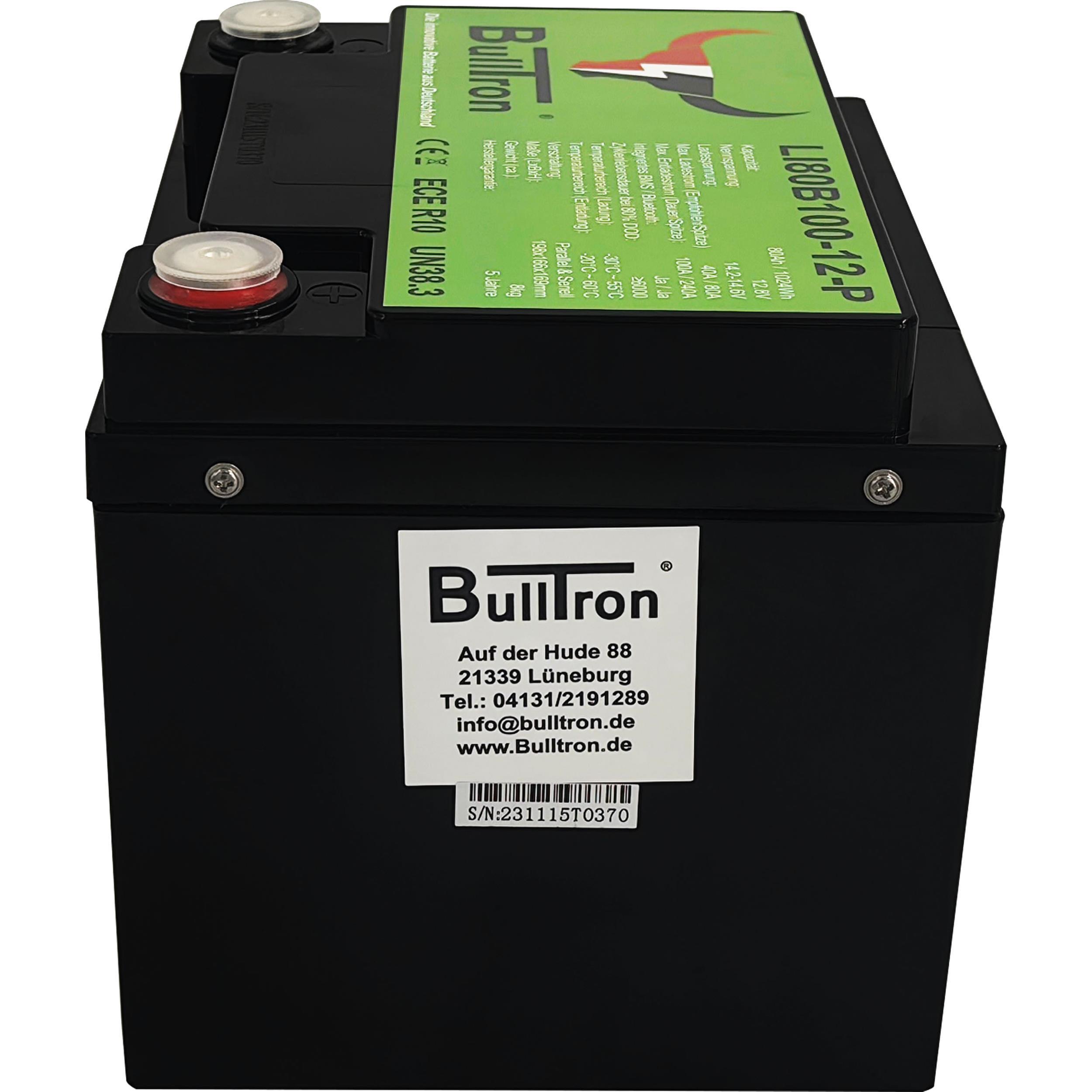 BullTron Polar  80Ah inkl. Smart BMS mit 100A Dauerstrom & Bluetooth App mit MwSt.