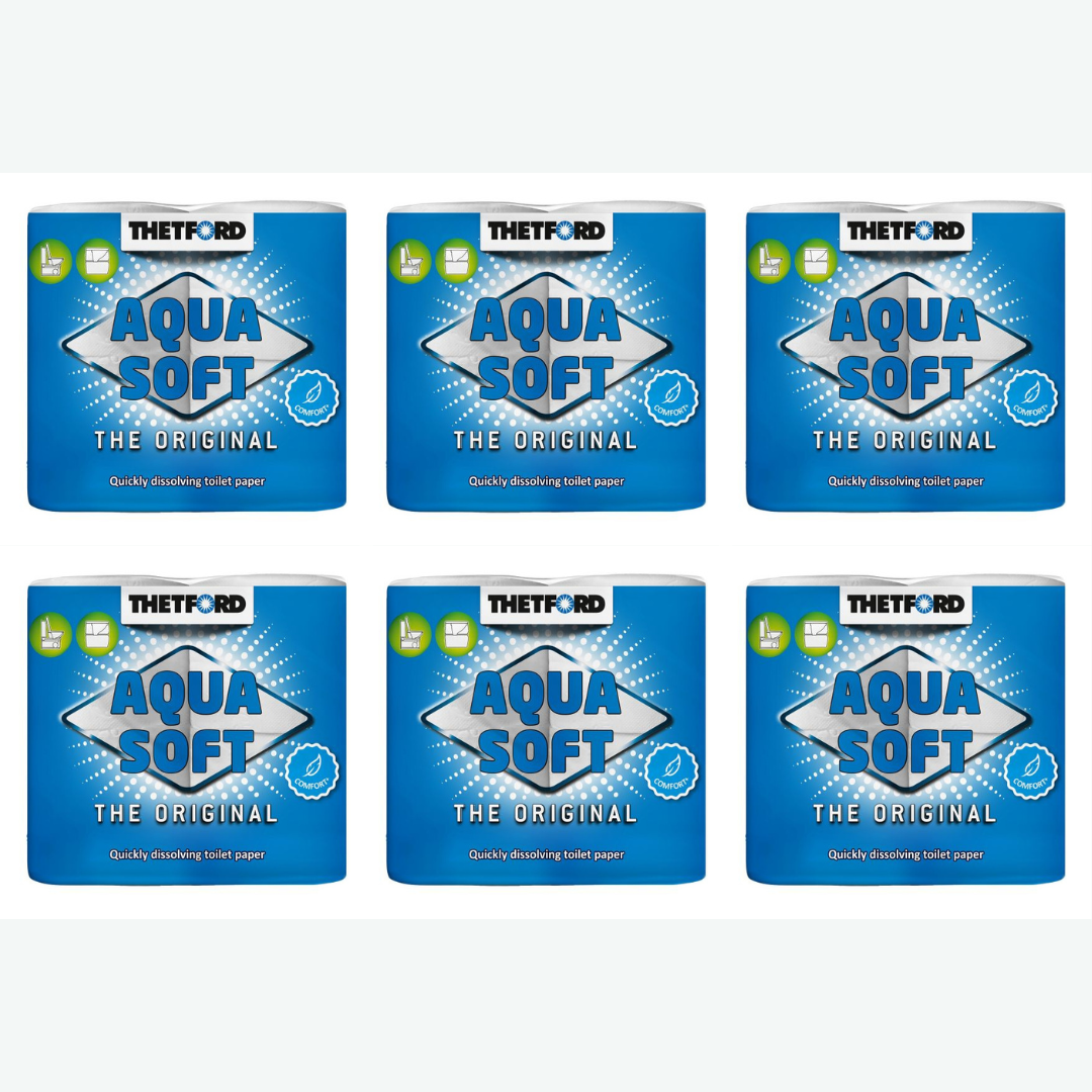 24x Thetford Toilettenpapier Aqua Soft 6x4 Rollen